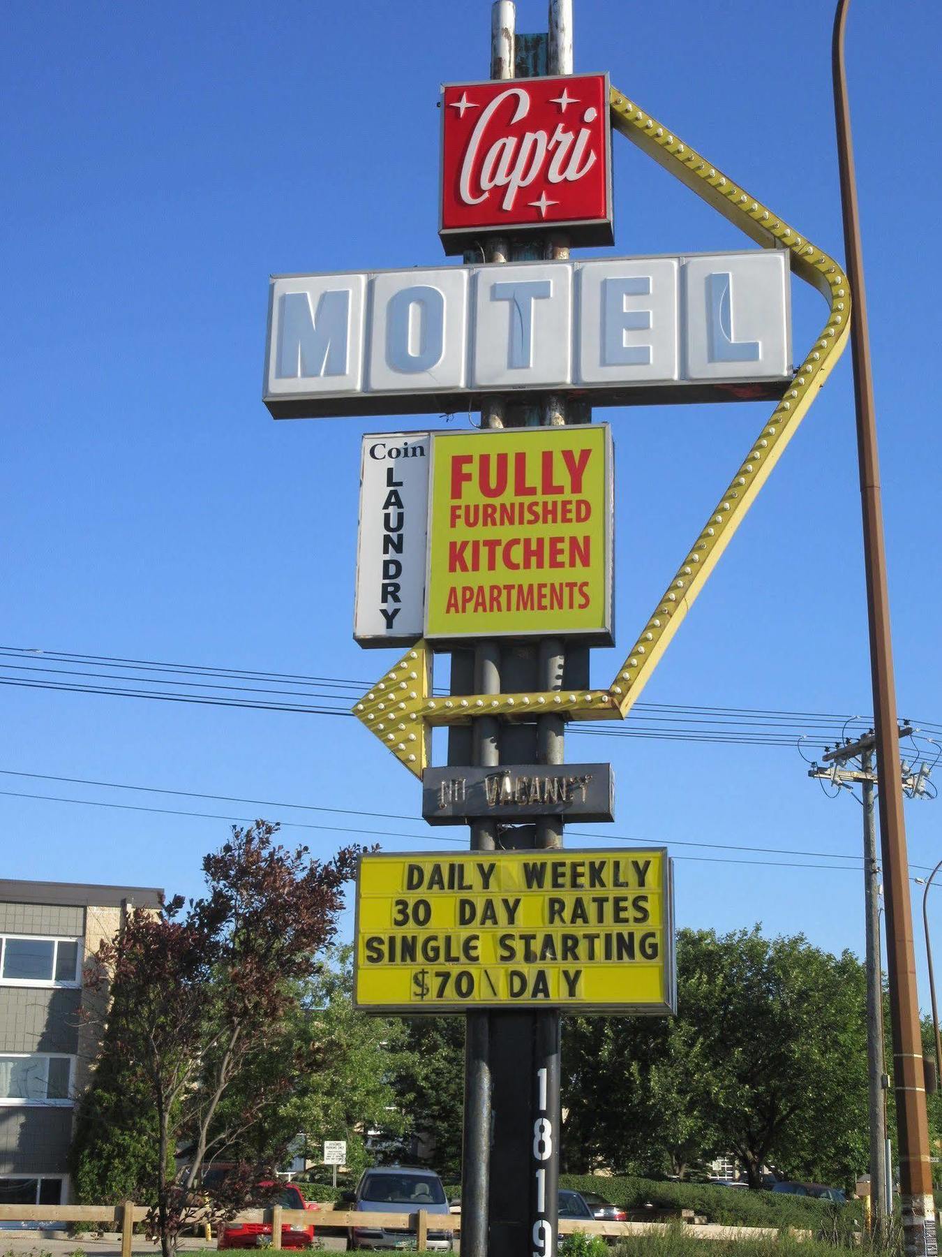 The Capri Motel Winnipeg Eksteriør bilde